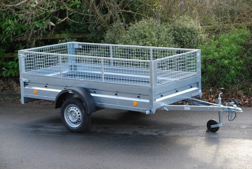 New cage car trailer 8x4 - ,