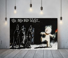 BANKSY MILD MILD WEST-FRAMED
