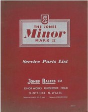 JONES MINOR MARK II BALER