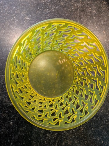 Alessi plastic fruit bowl - plastic, neon