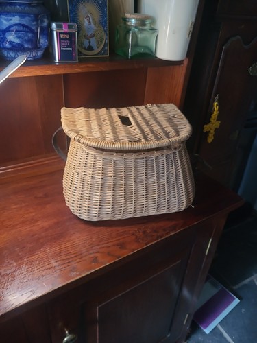 Vintage wicker fly - vintage,