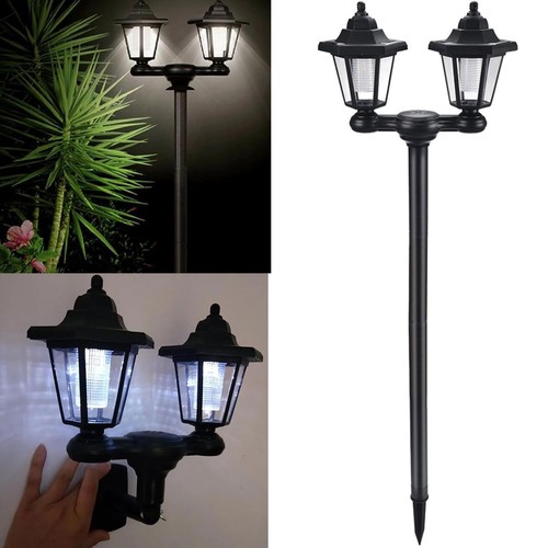Solar lamp post - post, dual