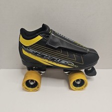 Roller Derby Sting 5500 Quad Roller Skates Size 6 Black Yellow Model U770