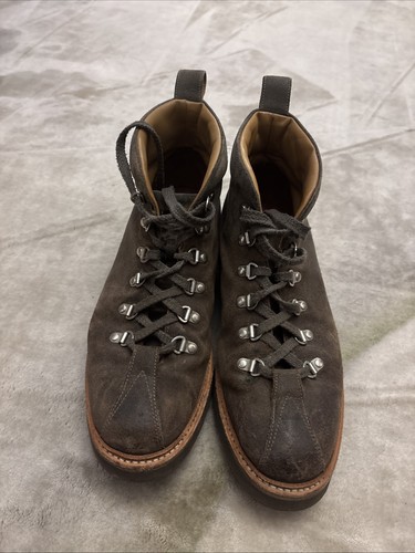 Grenson brown suede lace - brown,
