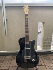 Danelectro 56 U1 Single Cutaway Electric Guitar Black with Soft Case From Japan