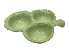 Vintage 1930s Carlton Ware Buttercup 3-Section Cruet Dish Tray Trinket