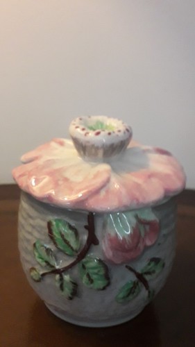 Pottery jam pot - pot, shorter