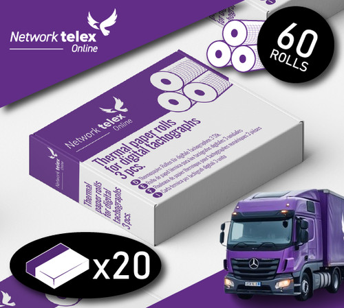 Digital tachograph rolls - digital, 60