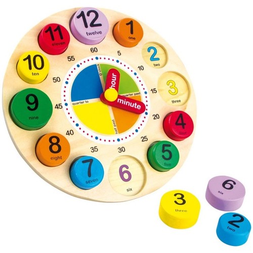 English educational clock - clock, for