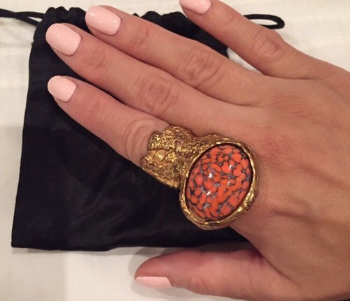 100 authentic ysl ring - ysl,