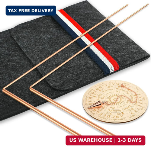 Copper dowsing rods - 99.9%,