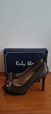 Ruby Shoo Sonia Jewel Peeptoe