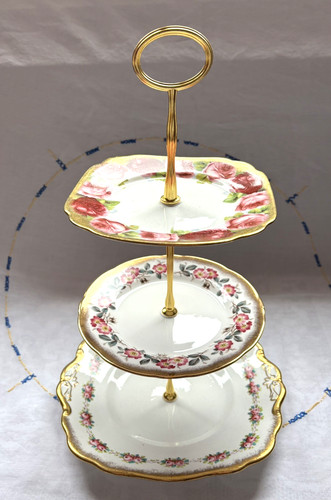 Mismatched vintage china - , 3