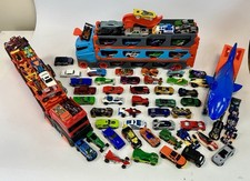Hot Wheels Speedway Hauler Shark Chomp Mega Hauler & 85 Cars Job Lot Bundle