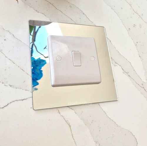 Mirror single light switch - mirror,