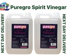 Puregro White Spirit Vinegar, 5 Litres (Pack of 2)