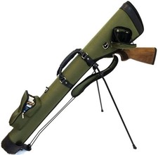 Hamilton Slip Stand Green 50" Shotgun Rifle Protection Clay Pigeon Trap Shooting