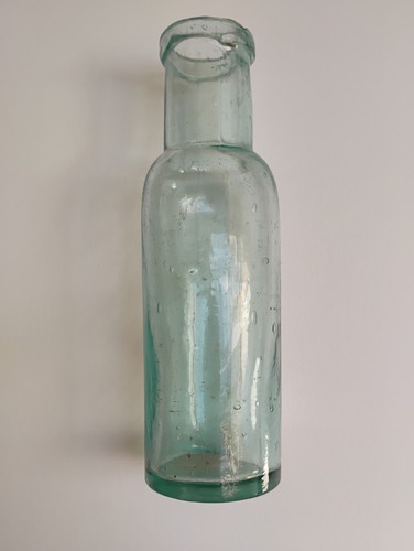 Vintage glass bottle green - vintage,