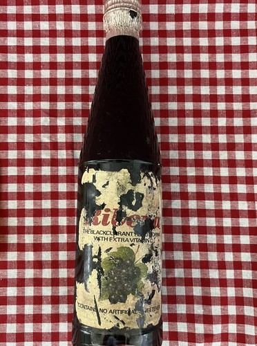 Vintage sealed ribena bottle - sealed,