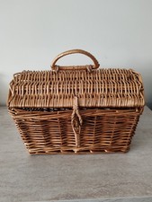 Vintage Wicker Picnic Basket