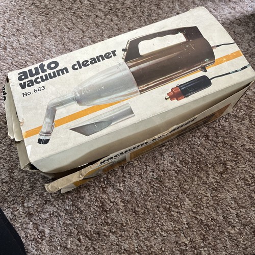 Vintage auto vacuum cleaner - vintage,