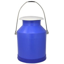 Large Milk Churn Can Plastic Jug Canister 20L Carry Handle Airtight Push Lid