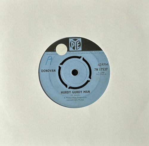 Donovan hurdy gurdy man - gurdy, 7''