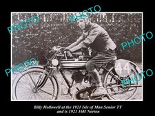 OLD POSTCARD SIZE MOTORCYCLE