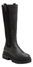 Rocket Dog Drea Womens Black Tall Knee High Full Zip Up Wedge Boots