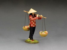 KING AND COUNTRY VN085 Vietnam War - Vietnam Flower Girl VN85 Diecast Metal