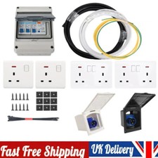 Mains Electric Hook Up Installation Kit 240V Campervan Motorhome Conversion Set