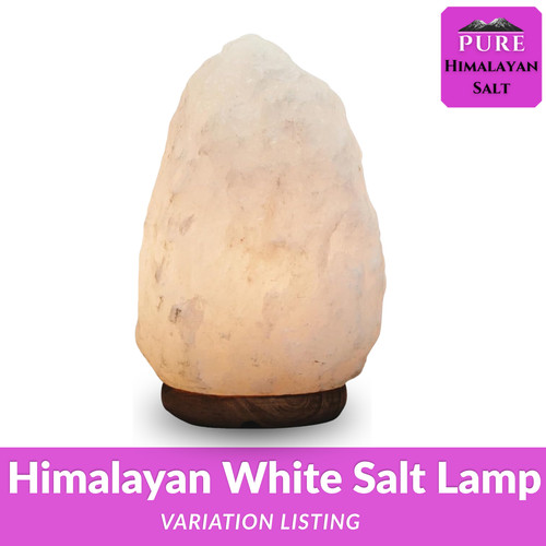 Natural rock salt lamp - natural,