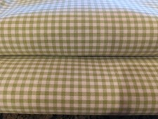 2 Pottery Barn Kids Green Gingham Check Curtain Panels 44"X84" Nursery Kid Decor