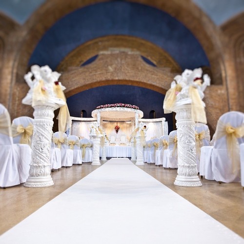 White wedding aisle runner - wedding,