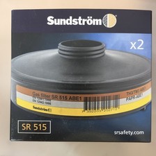 Sundstrom SR515 ABE1 Gas Filter Box of 2 New. EXPIRE 10/11/27