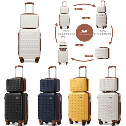 2pcs suitcase set abs hard - 2pcs,
