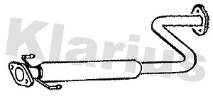 Klarius box centre pipe - klarius,