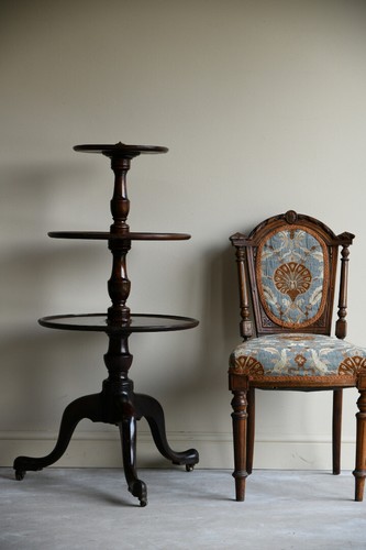 Antique three tier - three, mahogany
