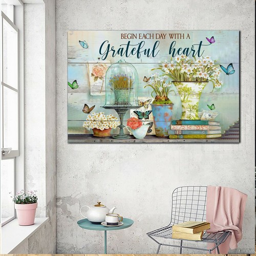 Begin each day with grateful - with,