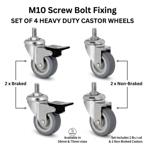 Castor wheels trolley - castor,