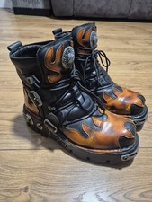 New Rock Boots Reactor Flame
