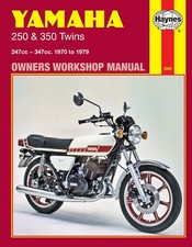 Haynes Manual 0040 for Yamaha RD250 & RD350 Twins (70 - 79) service & repair...