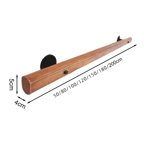 50cm wooden stair handrail for - 50cm,