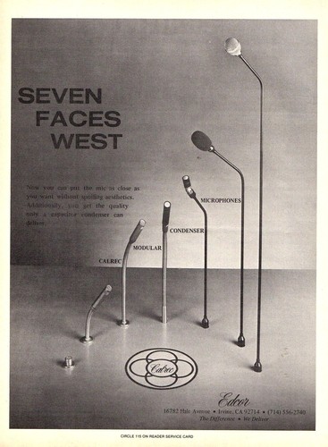 Vtg 70s calrec - vtg, mics