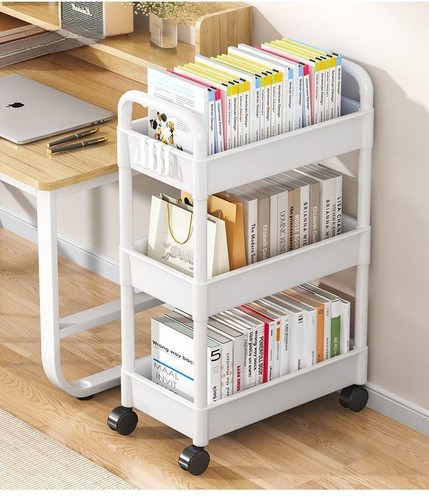 Tier storage trolley cart on - cart,