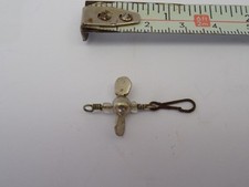 A SCARCE EARLY VINTAGE UNNAMED ALLCOCK SILVER DEVON LURE SPINNING VANE