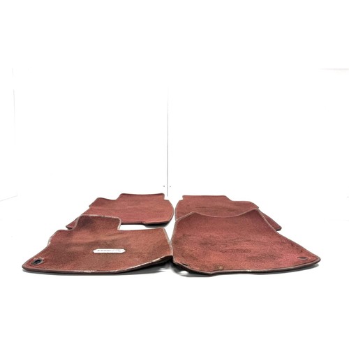 Honda civic floor mats red - civic,