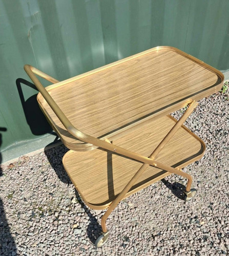 Vintage retro folding hostess