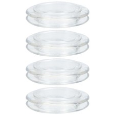 4 Sets of Outdoor Silicone Sunshade Hole Rings with Caps Umbrella Hole Rings