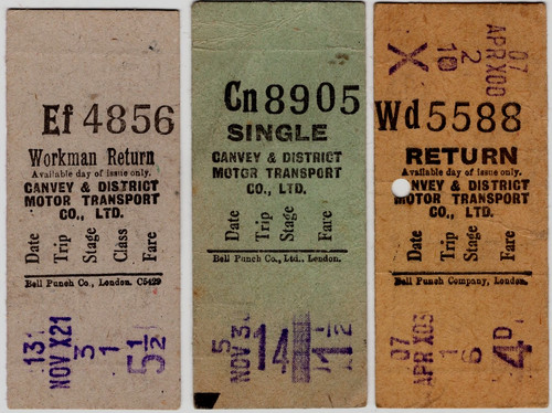 Bus tickets canvey district - bus,